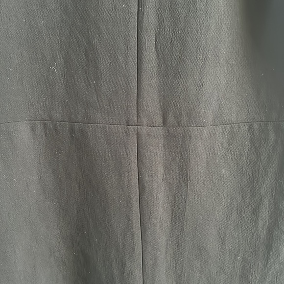 Wilfred Black V Neck Sleeveless Shift Dress With Side Pockets - Picture 6 of 9